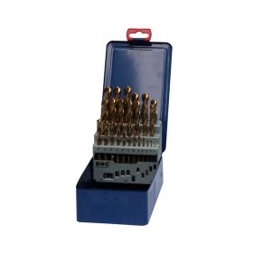   Bohrcraft csigafúró készlet HSS-TiN 25r. 1,0-13,0/0,5 MT13 Metal-Box