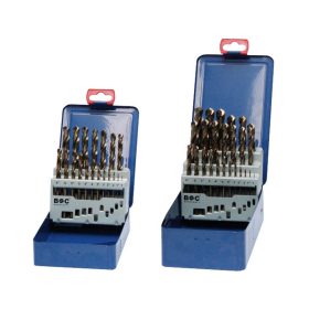   Bohrcraft csigafúró készlet HSS-E Co5 19r. 1,0-10,0/0,5 ME10 Metal-Box