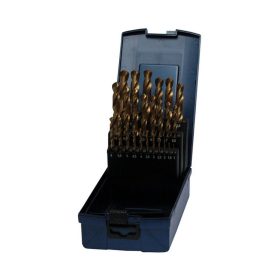   Bohrcraft csigafúró készlet HSS-TiN 25r. 1,0-13,0/0,5 KT13 ABS-Box