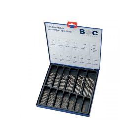   Bohrcraft csigafúró készlet HSS-G 130r. 1,0-6,0/0,5 +3,3 +4,2 MG130 Metal-Box
