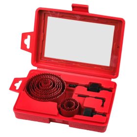   Berger körkivágó készlet műanyag, fa, gipszkarton 13r. 19-82mm
