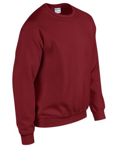 Gildan GI18000 kereknyakú unisex pulóver - garnet szín