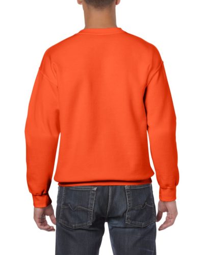Gildan GI18000 kereknyakú unisex pulóver - orange szín