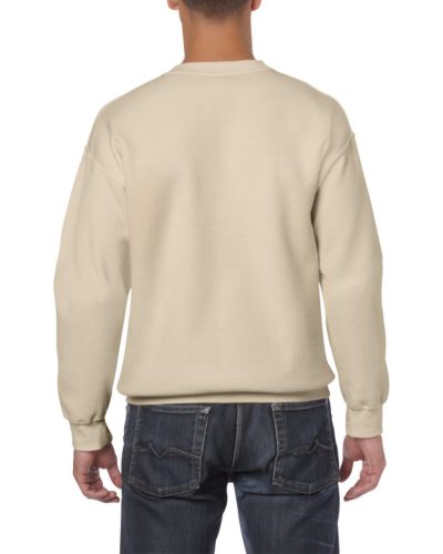 Gildan GI18000 kereknyakú unisex pulóver - sand szín