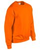 Gildan GI18000 kereknyakú unisex pulóver - safety orange szín