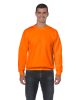 Gildan GI18000 kereknyakú unisex pulóver - safety orange szín