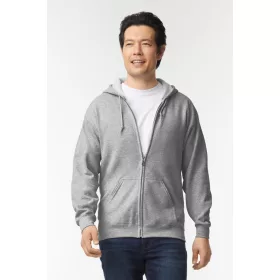 Gildan GI18600 unisex cipzáros kapucnis pulóver