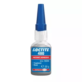   Loctite 480 ütésálló pillanatragasztó fém/fém, fém/gumi és mágnes ragasztásához 20 gr