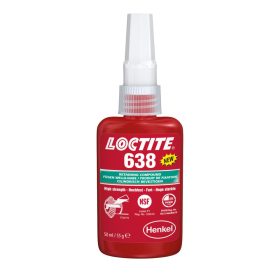   Loctite 638 nagy szilárdásgú hőálló csapágyrögzítő 50 ml kiszerelésben