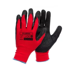 Procera X-Latos munkavédelmi latex mártott kesztyű