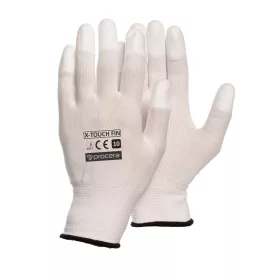 Procera X-Touch PU mártott kesztyű fehér